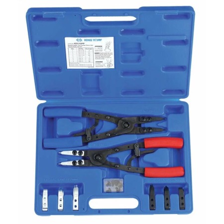 Набор съемников стопорных колец, сменные насадки KING TONY 45115PP синий