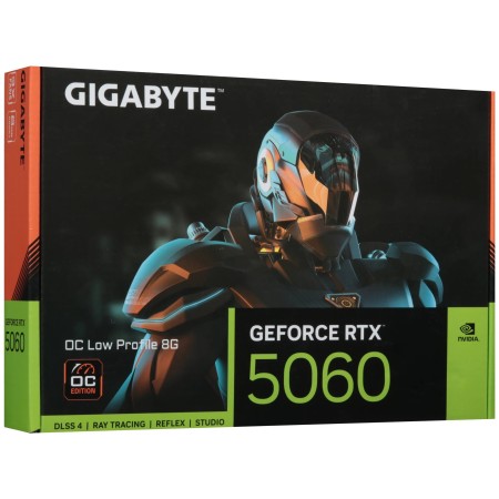 Видеокарта GIGABYTE GeForce RTX 5060 OC Low Profile (GV-N5060OC-8GL) 8 Гб черный