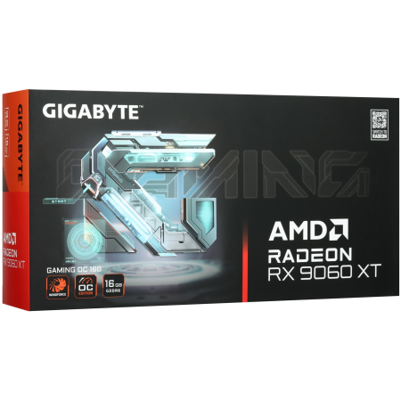Видеокарта GIGABYTE AMD Radeon 9060 XT GAMING OC (GV-R9060XTGAMING OC-16GD) 16 Гб черный