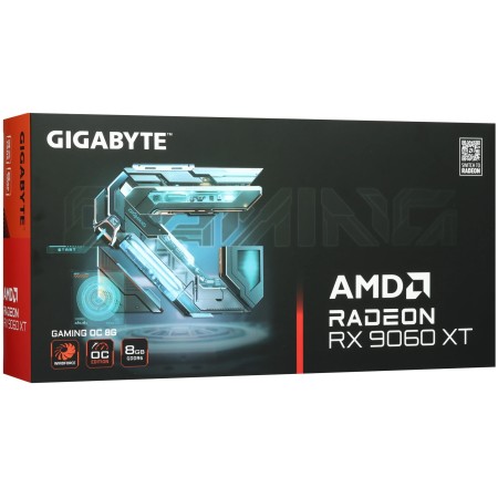 Видеокарта GIGABYTE AMD Radeon 9060 XT GAMING OC (GV-R9060XTGAMING OC-8GD) 8 Гб черный
