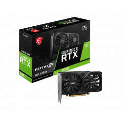 Видеокарта MSI GeForce RTX 3050 VENTUS 2X 6G OC (RTX 3050 VENTUS 2X 6G OC) 6 Гб черный