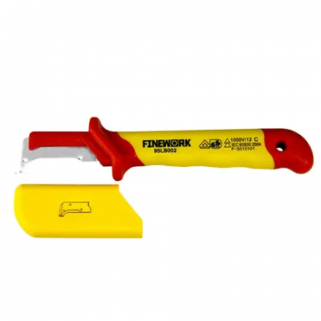 Нож для электрика FINEWORK 95LB002 желтый