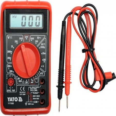 Контрольно - измерительный прибор YATO YT-73080 красный