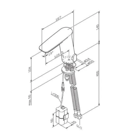Смеситель AM.PM Inspire V2.0 (F50A02300) серебристый