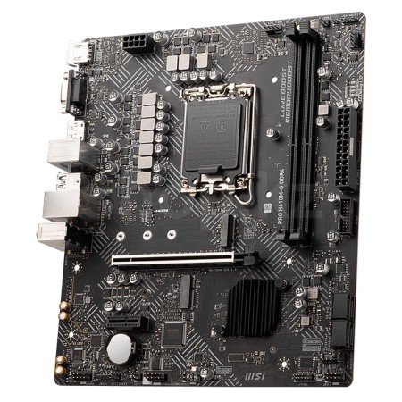 Материнская плата MSI PRO H610M-G черный