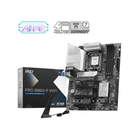 Материнская плата MSI PRO B860-P WIFI серебристый
