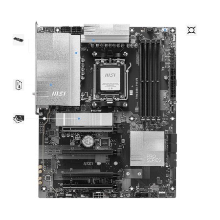 Материнская плата MSI PRO B860-P WIFI серебристый