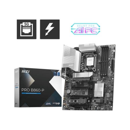 Материнская плата MSI PRO B860-P серый