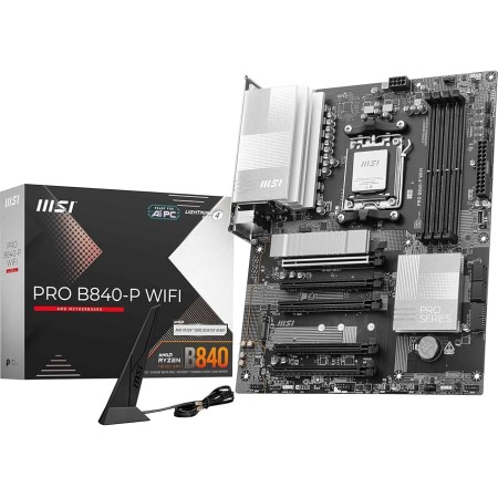 Материнская плата MSI PRO B840-P WIFI (911-7E57-001) серебристый