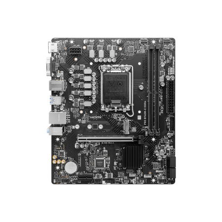 Материнская плата MSI PRO B760M-E черный