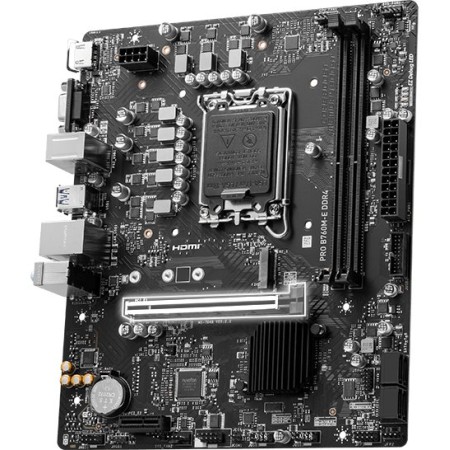 Материнская плата MSI PRO B760M-E черный