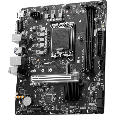 Материнская плата MSI PRO B760M-E черный