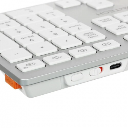 Клавиатура беспроводная A4Tech Fstyler FBX50C белый