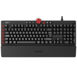 Клавиатура проводная AOC AGK700 (AGK700DR2R) черный