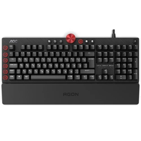 Клавиатура проводная AOC AGK700 (AGK700DR2R) черный