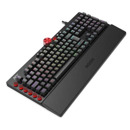 Клавиатура проводная AOC AGK700 (AGK700DR2R) черный