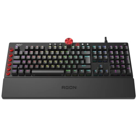Клавиатура проводная AOC AGK700 (AGK700DR2R) черный