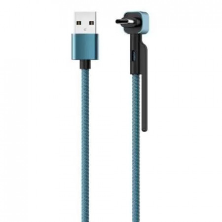 Кабель USB Type-C - USB 2.0 Type-A OLMIO Stand 1.2m Blue
