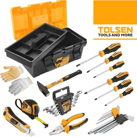 Ящик для инструментов TOLSEN 85360 черный