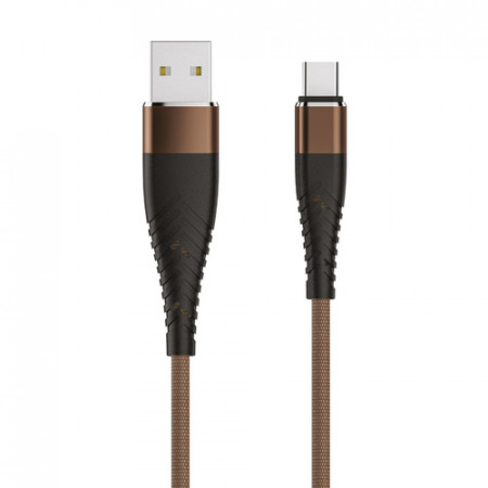Кабель USB Type-C - USB 2.0 Type-A OLMIO Solid 1.2m Cappuccino