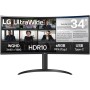 34" Монитор LG 34WR55QK-B черный