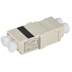 Адаптер оптический проходной А‑Оптик LC/UPC‑LC/UPC MM Duplex серый