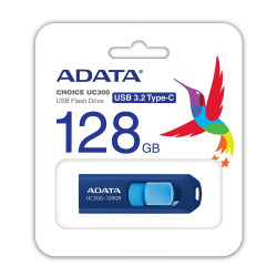 128 ГБ USB Флеш-накопитель ADATA UC300 (ACHO-UC300-128G-RNB/BU) синий