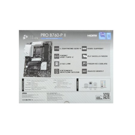 Материнская плата MSI PRO B760-P II черный