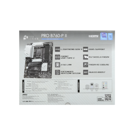 Материнская плата MSI PRO B760-P II черный
