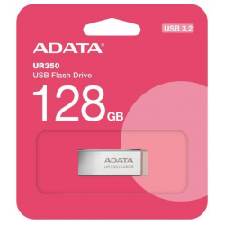 128 ГБ USB Флеш-накопитель ADATA UR350 (UR350-128G-RSR/BG) серебристый