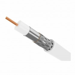 Коаксиальный кабель LANMASTER RG6U белый