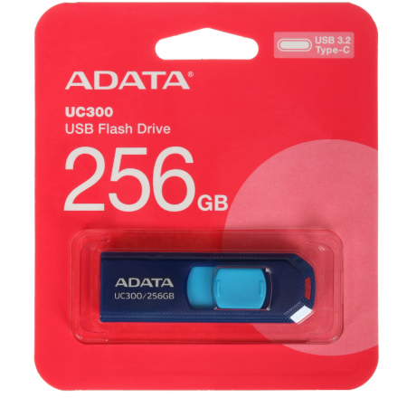 256 ГБ USB Флеш-накопитель ADATA UC300 (ACHO-UC300-256G-RNB/BU) синий