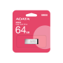 64 ГБ USB Флеш-накопитель ADATA UR350 (UR350-64G-RSR/BK) серебристый