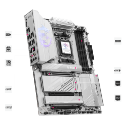 Материнская плата MSI MPG X870E EDGE TI WIFI белый
