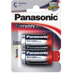Батарейка Panasonic C Every Day Power [LR14] (LR14EPS/2BP) 2 шт кориченвый