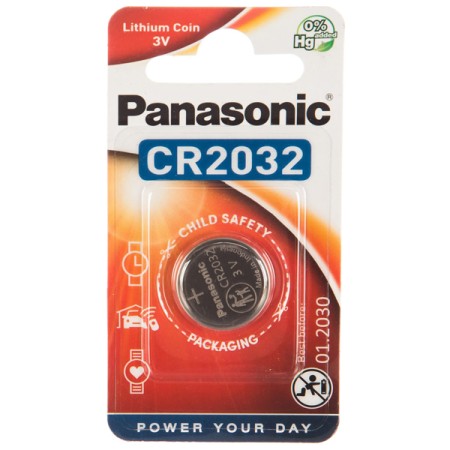 Батарейка Panasonic CR2032EL/1B плоский [CR2032] 1 шт серебристый