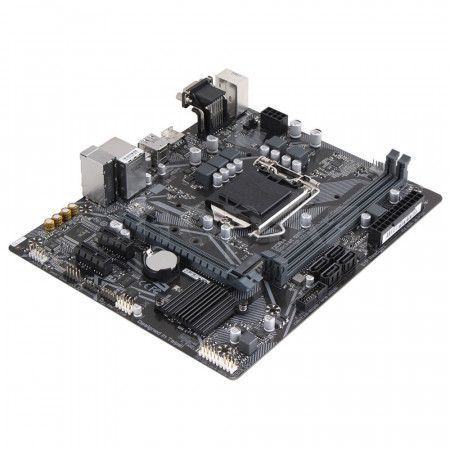 Материнская плата Gigabyte GA-H410M H V2 (REV1.1) черный