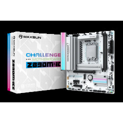 Материнская плата MaxSun Challenger Z890M WIFI ICE белый