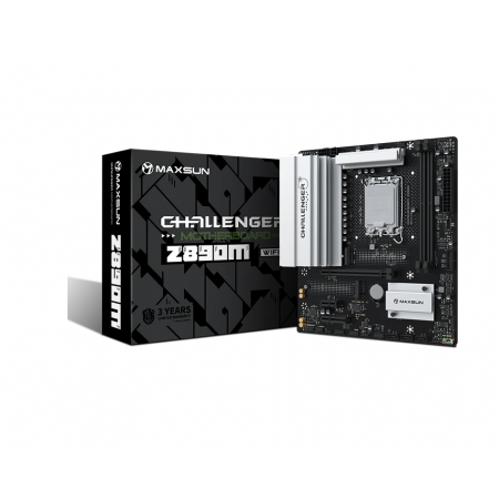 Материнская плата Maxsun Challenger Z890M WIFI черный