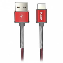 Кабель USB Type-C - USB 2.0 Type-A OLMIO HD 1.2m Red Кабель USB Type-C - USB 2.0 Type-A OLMIO HD 1.2m Red