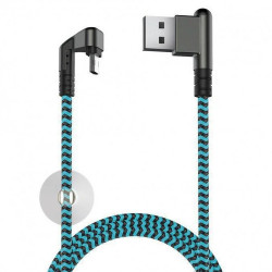 Кабель Micro USB USB 2.0 Type-A OLMIO X-Game Neo 1.2 м Blue Кабель Micro USB USB 2.0 Type-A OLMIO X-Game Neo 1.2 м Blue