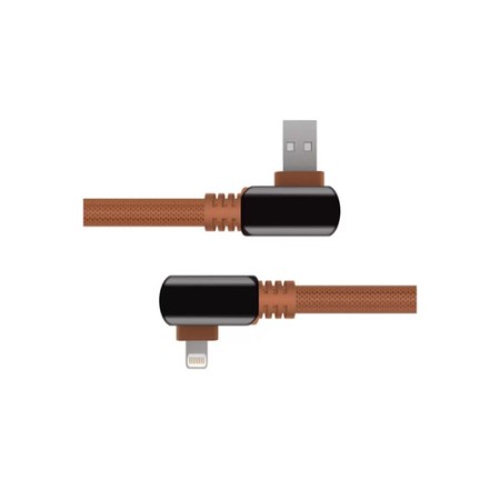Кабель Lightning 8-pin - USB 2.0 Type-A Rombica Digital Electron I (IPQ-002) 1.2м коричневый