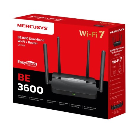 Wi-Fi роутер Mercusys MR25BE черный