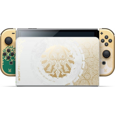 Портативная игровая консоль Nintendo Switch OLED золотой