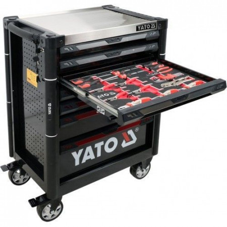 Тележка инструментальная YATO YT-55308 черная