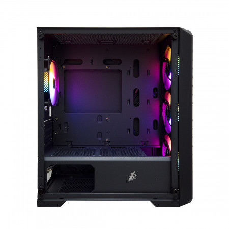 Корпус 1STPLAYER T5-BK-4F7 Черный