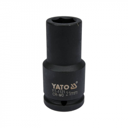 Головка ударная глубокая YATO YT‑1121 чёрный