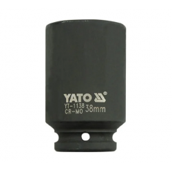 Головка ударная глубокая YATO YT‑1138 чёрная