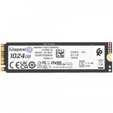 1024 ГБ SSD диск Kingston Fury Renegade G5 (SFYR2S/1T0) черный