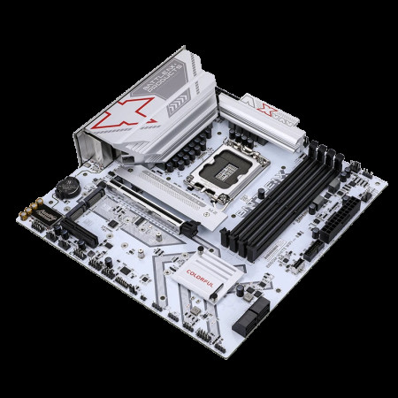 Материнская плата Colorful BATTLE-AX B860M-WHITE WIFI V20 серый